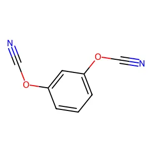 Resorcinol dicyanate structure