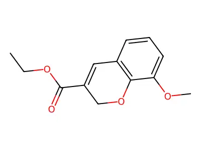ethyl 8-methoxy-2H-chromene-3-carboxylate structure