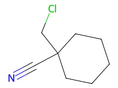 1-(Chloromethyl)Cyclohexanecarbonitrile structure