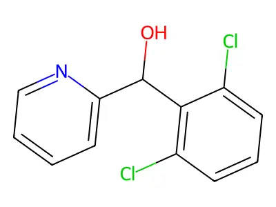 (2,6-Dichlorophenyl)(2-pyridinyl)methanol structure