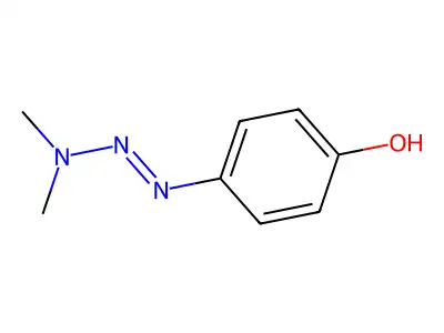 3,3-Dimethyl-1-(4-hydroxyphenyl)triazene structure