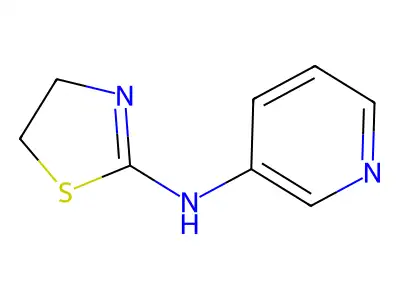 3-Pyridinamine, N-(4,5-dihydro-2-thiazolyl)- structure