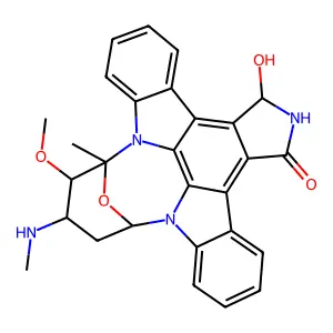 7-Hydroxystaurosporine structure
