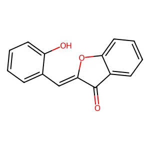(2Z)-2-(2-hydroxybenzylidene)-1-benzofuran-3(2H)-one structure