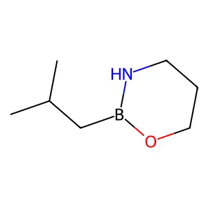 2H-1,3,2-Oxazaborine, tetrahydro-2-(2-methylpropyl)- structure