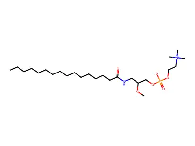 3,5-Dioxa-9-aza-4-phosphapentacosan-1-aminium,4-hydroxy-7-methoxy-N,N,N-trimethyl-10-oxo-, inner salt, 4-oxide structure