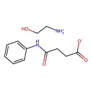 Butanoic acid, 4-oxo-4-(phenylamino)-, compd. with 2-aminoethanol (1:1) structure