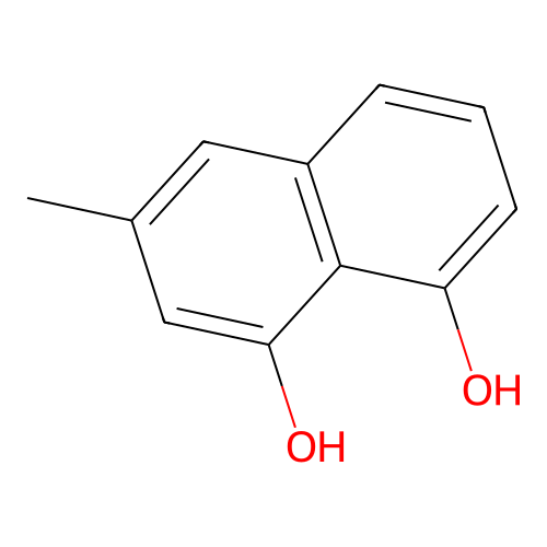 1,8-Dihydroxy-3-methylnaphthalene structure
