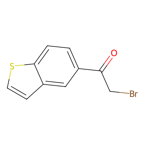 1-(1-Benzothiophen-5-yl)-2-bromo-1-ethanone structure
