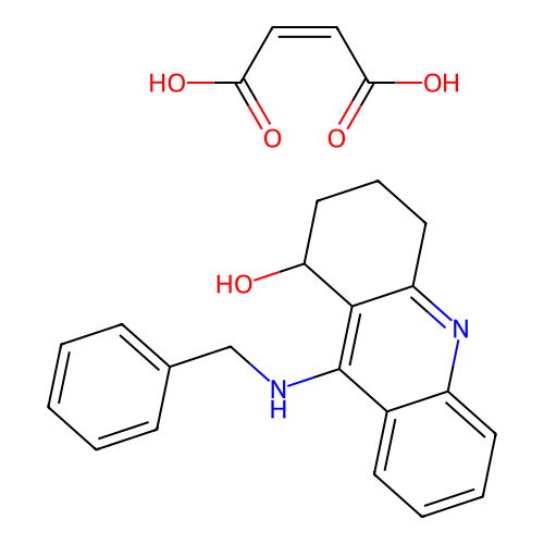 Suronacrine Maleate structure