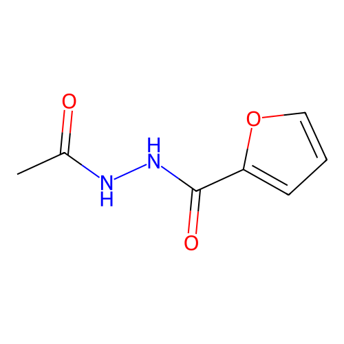 N'-acetylfuran-2-carbohydrazide structure