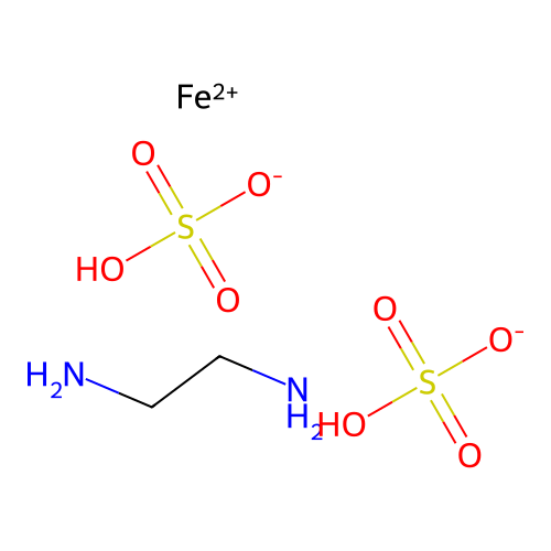 Ferrous ethylenediammonium sulfate structure