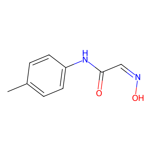 (2Z)-2-hydroxyimino-N-(4-methylphenyl)acetamide structure