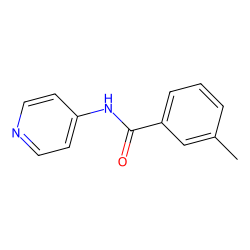 3-methyl-N-pyridin-4-ylbenzamide structure