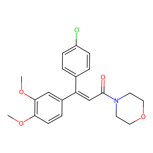 Dimethomorph E structure