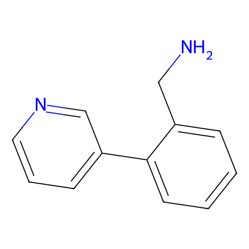 [2-(Pyridin-3-yl)phenyl]methanamine structure