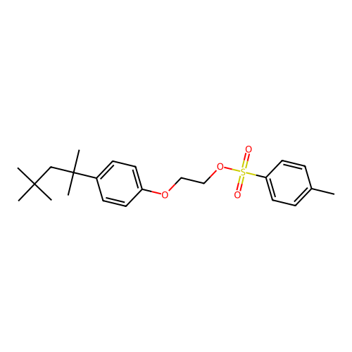 2-[4-(1,1,3,3-Tetramethylbutyl)phenoxy]ethyl 4-methylbenzenesulfonate structure