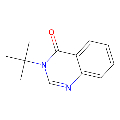 3-Tert-butylquinazolin-4-one structure