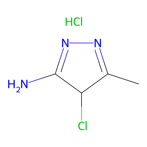 4-chloro-5-methyl-4H-pyrazol-3-amine;hydrochloride structure