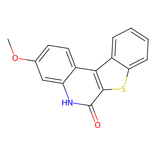3-methoxy[1]benzothieno[2,3-c]quinolin-6(5H)-one structure