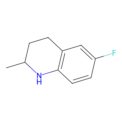 6-Fluoro-2-methyl-1,2,3,4-tetrahydroquinoline structure