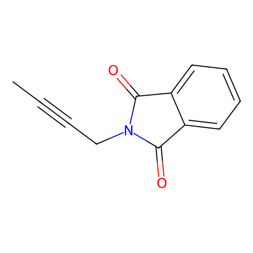 N-(2-Butynyl)phthalimide structure