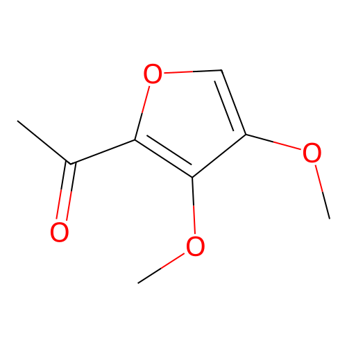 1-(3,4-Dimethoxyfuran-2-yl)ethanone structure