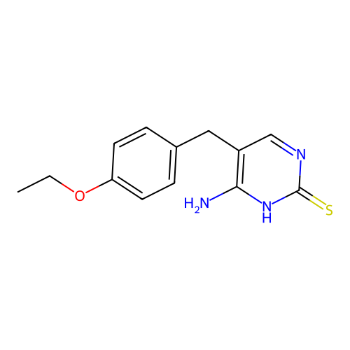 4-Amino-5-(4-ethoxybenzyl)pyrimidine-2-thiol structure