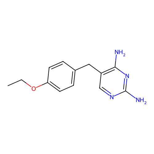 5-(4-Ethoxybenzyl)pyrimidine-2,4-diamine structure