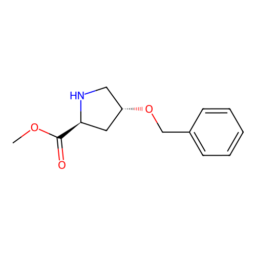 Trans Methyl O-benzyl-L-4-hydroxyproline structure