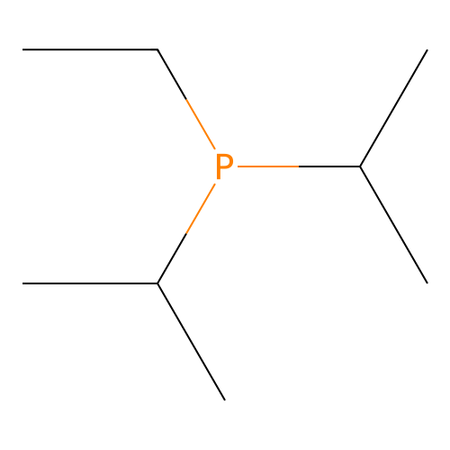 Phosphine, ethylbis(1-methylethyl)- structure