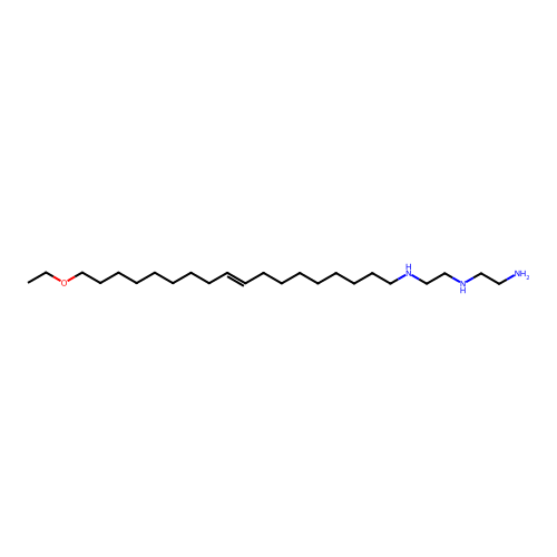 N'-[2-[[(E)-18-ethoxyoctadec-9-enyl]amino]ethyl]ethane-1,2-diamine structure