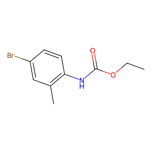 Carbamic acid, (4-bromo-2-methylphenyl)-, ethyl ester structure