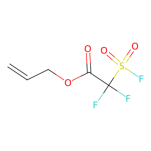 Acetic acid, difluoro(fluorosulfonyl)-, 2-propenyl ester structure