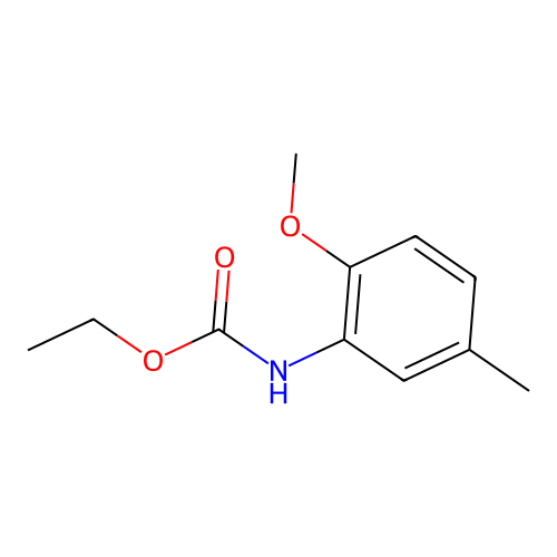 ethyl N-(2-methoxy-5-methylphenyl)carbamate structure