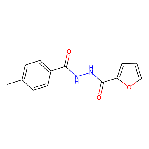 N'-(4-methylbenzoyl)furan-2-carbohydrazide structure