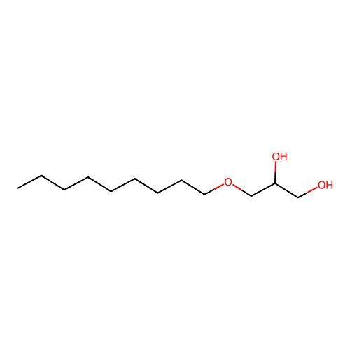 3-(Nonyloxy)1,2-propanediol structure
