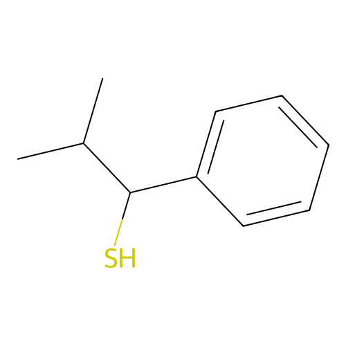 2-Methyl-1-phenylpropane-1-thiol structure