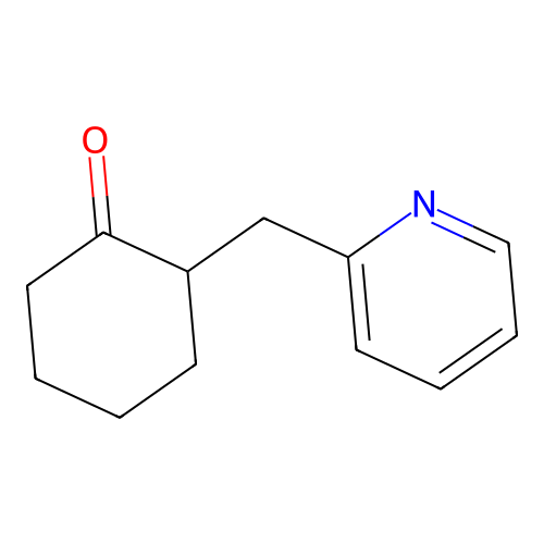 2-Pyridin-2-ylmethyl-cyclohexanone structure