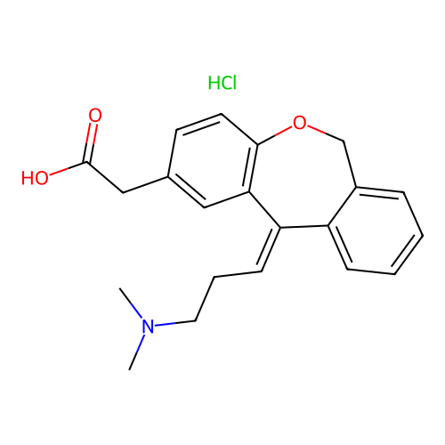 Olopatadine Hydrochloride structure