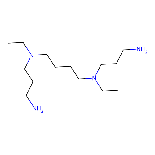 1,4-Butanediamine, N,N'-bis(3-aminopropyl)-N,N'-diethyl- structure