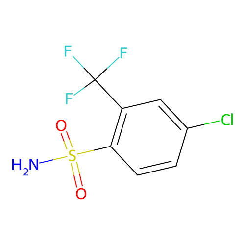 4-Chloro-2-(trifluoromethyl)benzenesulfonamide structure