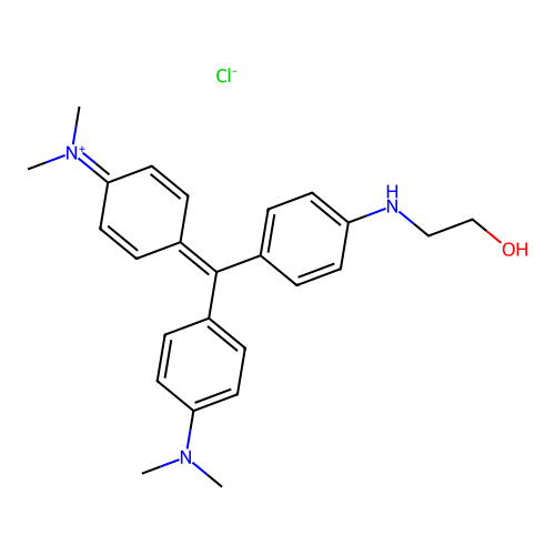 C25H30N3O.Cl structure