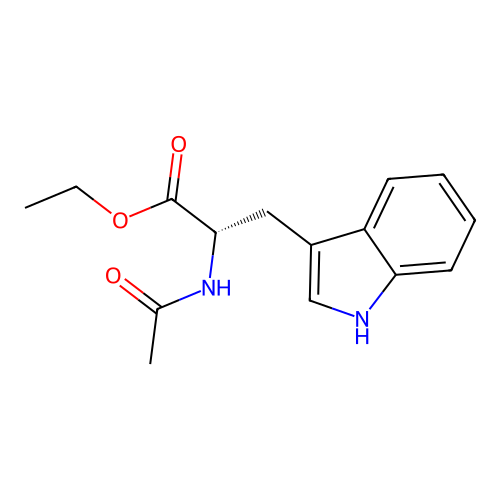 N-Acetyl-L-tryptophan ethyl ester structure