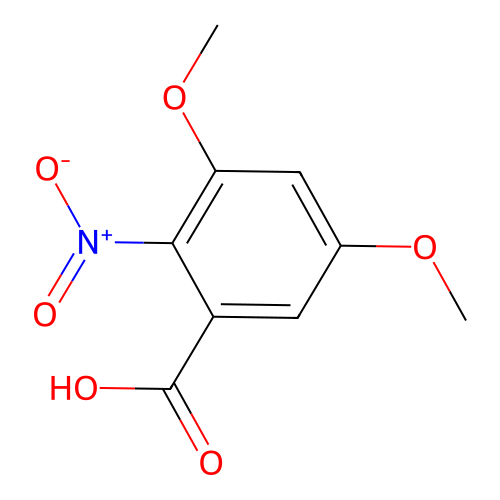 3,5-Dimethoxy-2-nitrobenzoic acid structure
