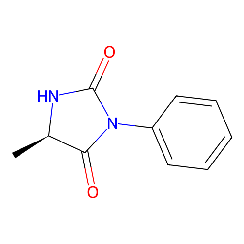 (5R)-5-methyl-3-phenylimidazolidine-2,4-dione structure