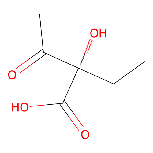 (2S)-2-乙基-2-羟基-3-氧代丁酸 structure