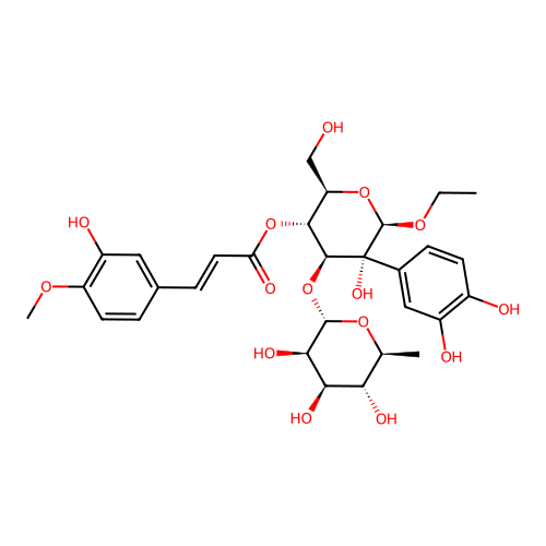 Phtheirospermoside structure