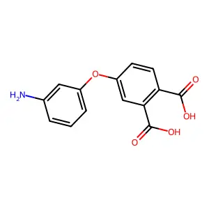 4-(3-氨基苯氧基)邻苯二甲酸 structure