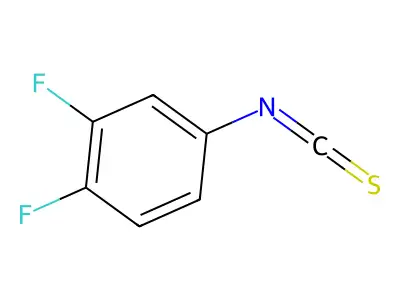 3,4-Difluorophenyl Isothiocyanate structure
